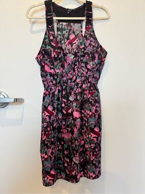 Pink & Teal Lightweight Summer Racerback Dress - Large (Fits like a M/L)